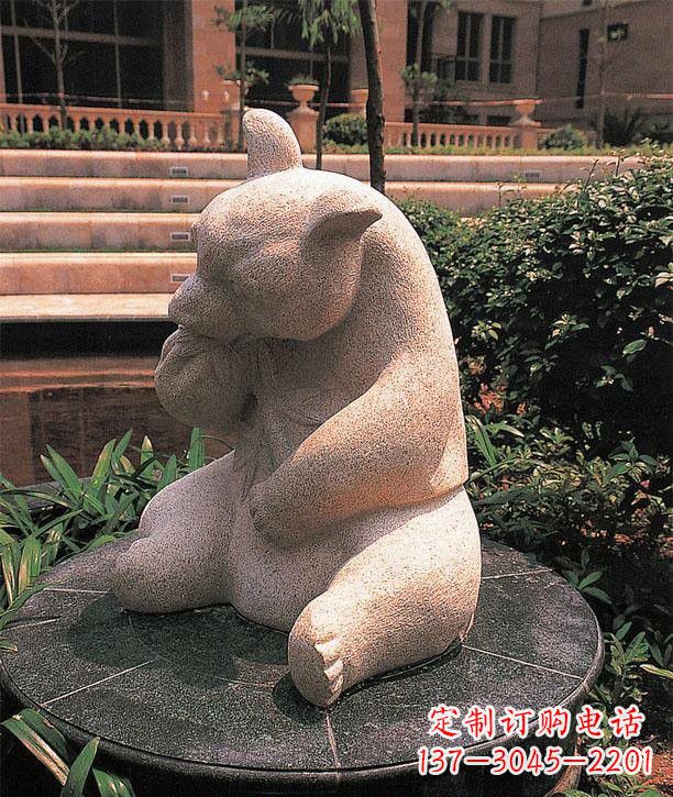 聊城石雕熊猫