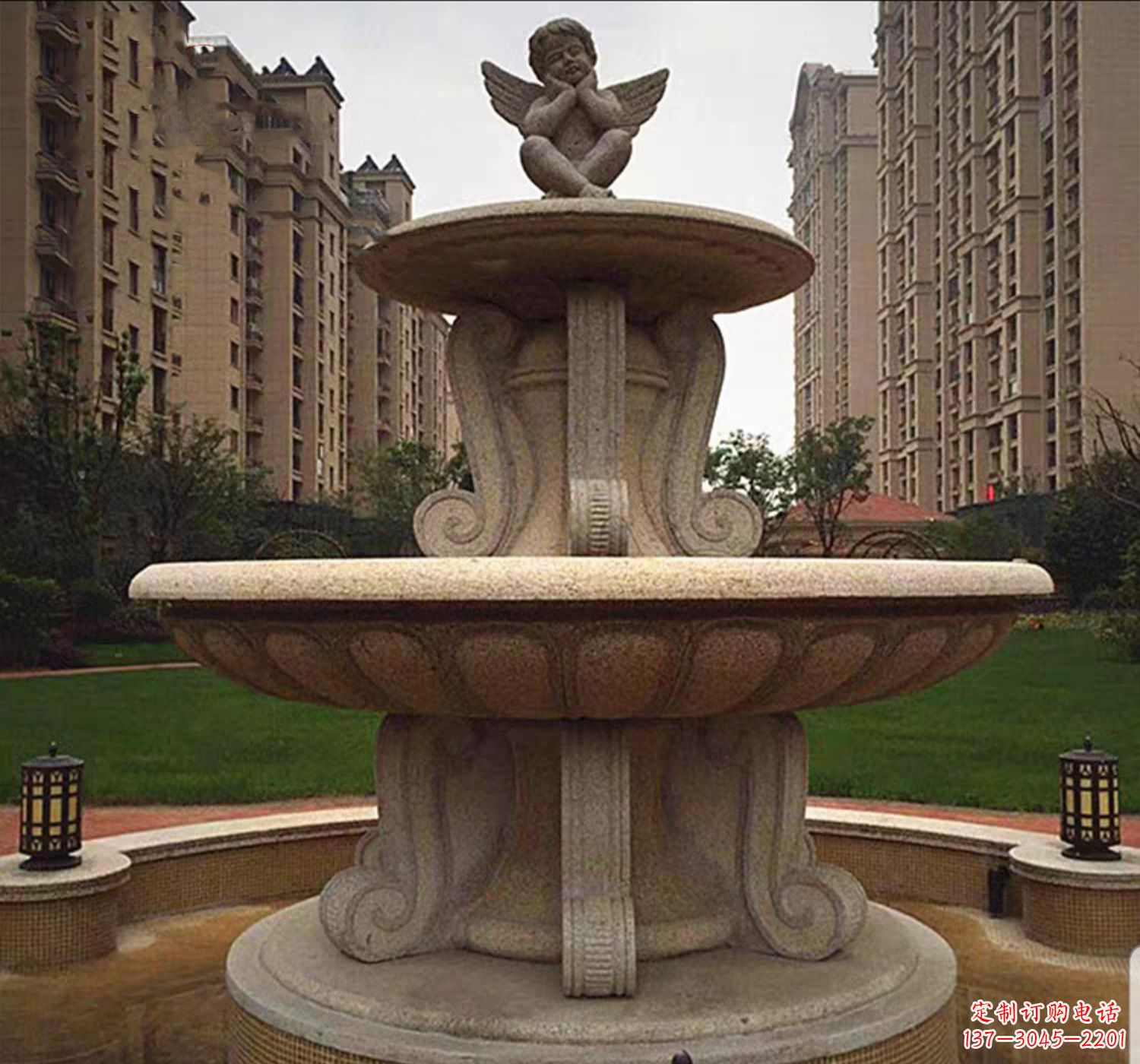 聊城石雕鱼喷泉