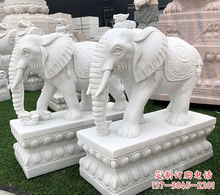 聊城石浮雕大象