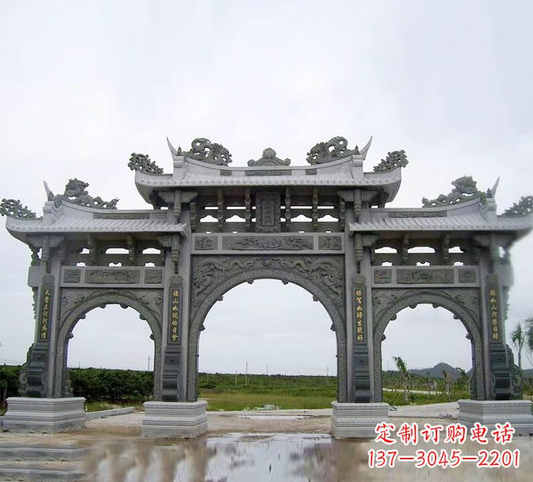 聊城石牌坊 楼