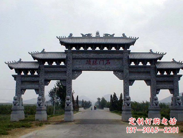 聊城石牌坊 斗楼
