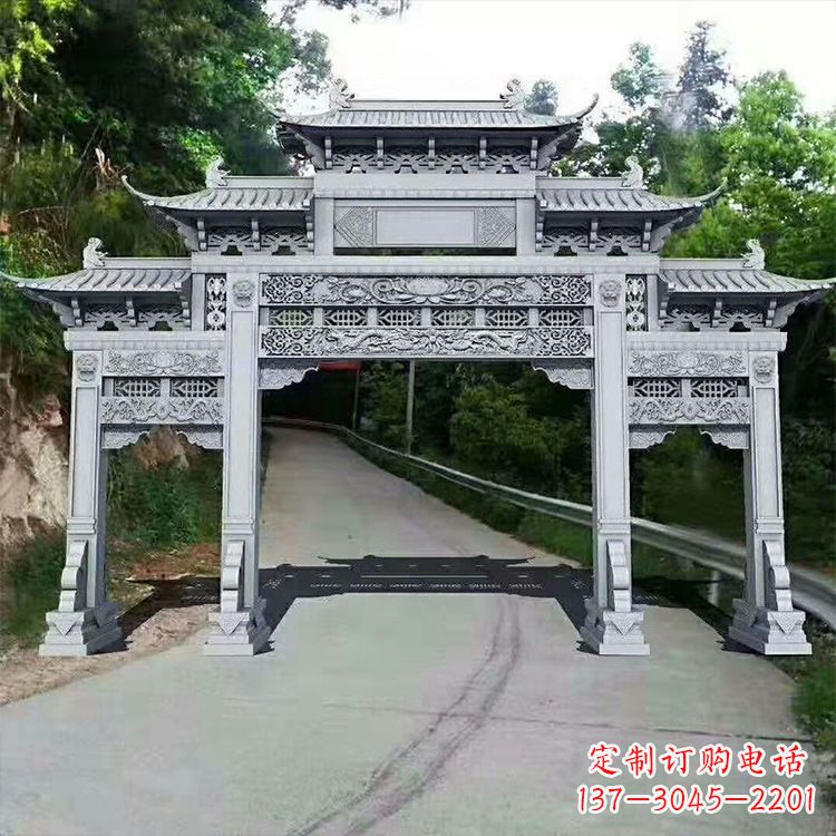 聊城石牌楼青石牌坊