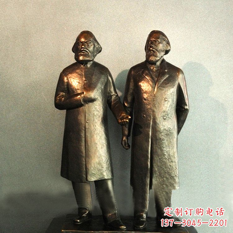 聊城世纪伟人马克思和恩格斯雕塑