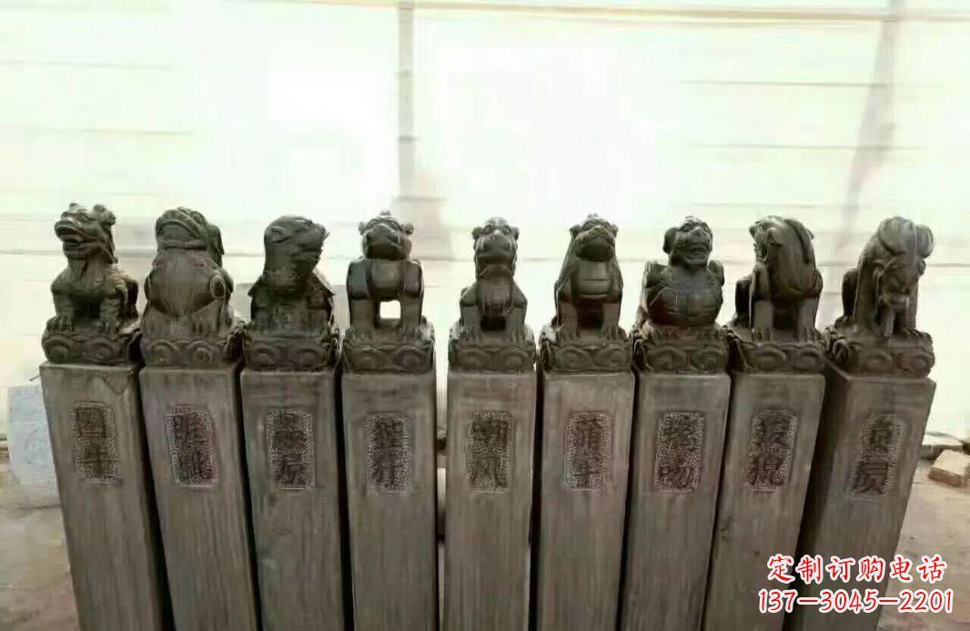 聊城栓马桩石雕