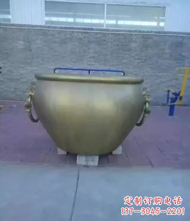 聊城水缸铜雕塑