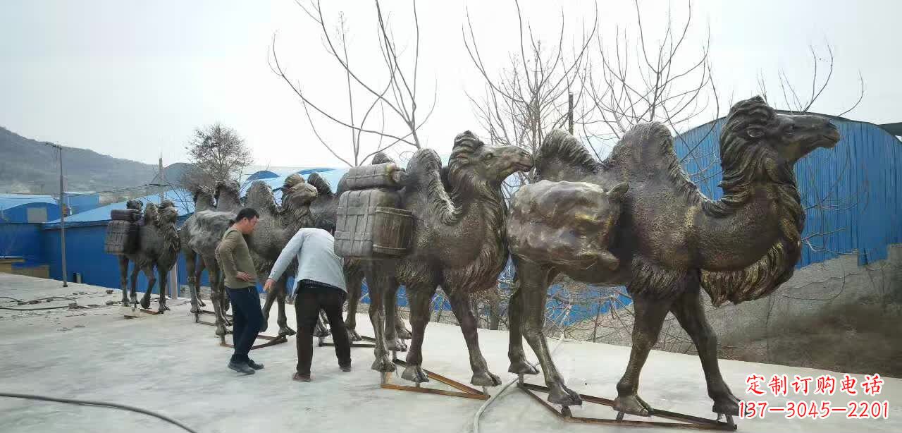 聊城丝绸之路骆驼雕塑