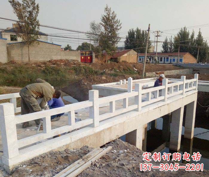 聊城寺庙景观汉白玉栏板石雕