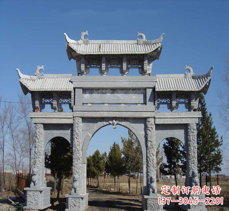 聊城寺庙石牌坊