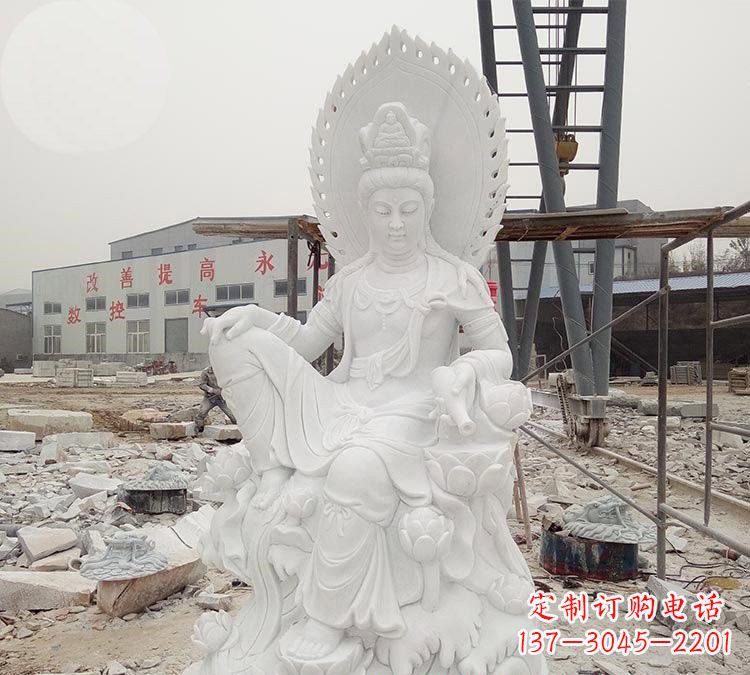 聊城寺庙自在观音雕像