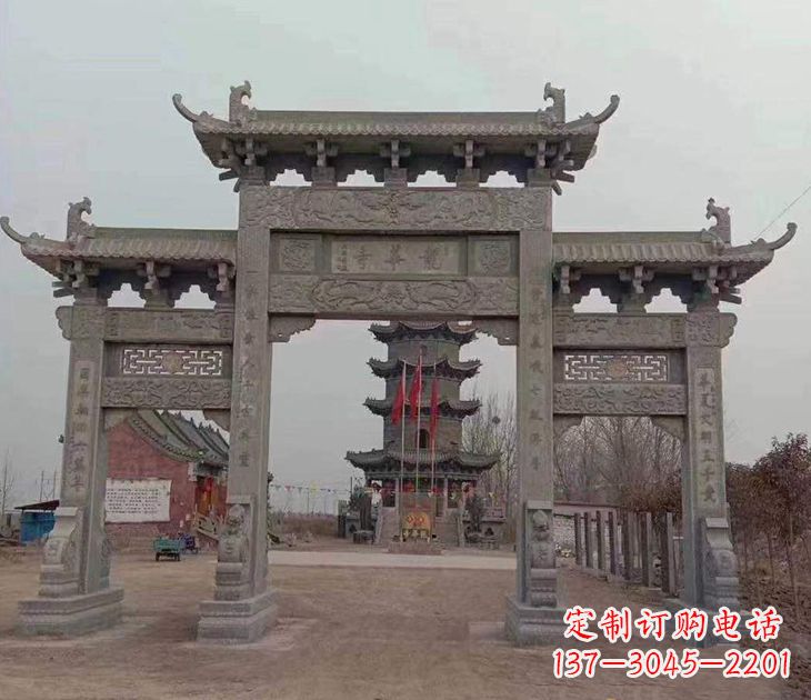 聊城寺院石牌坊