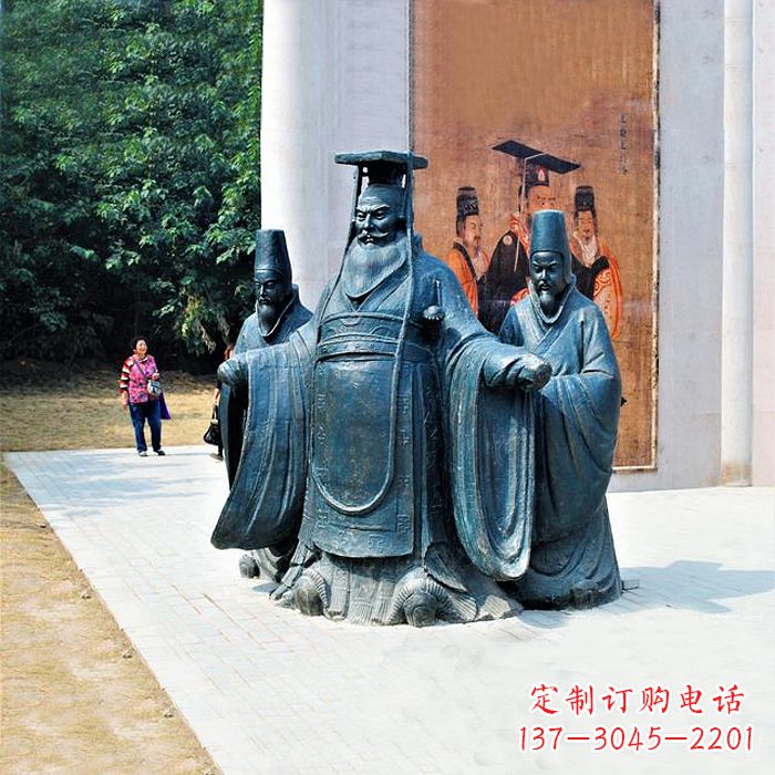聊城隋文帝杨坚景观雕塑
