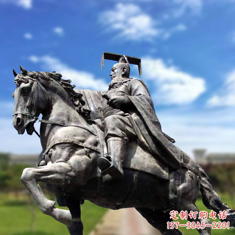 聊城隋文帝骑马雕塑