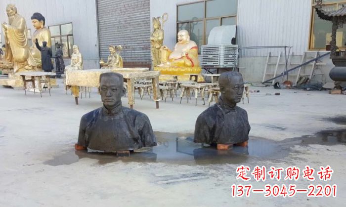 聊城陶行知半身像铜雕