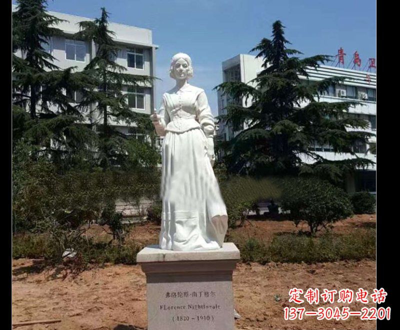 聊城提灯天使弗洛伦斯·南丁格尔石雕 (3)