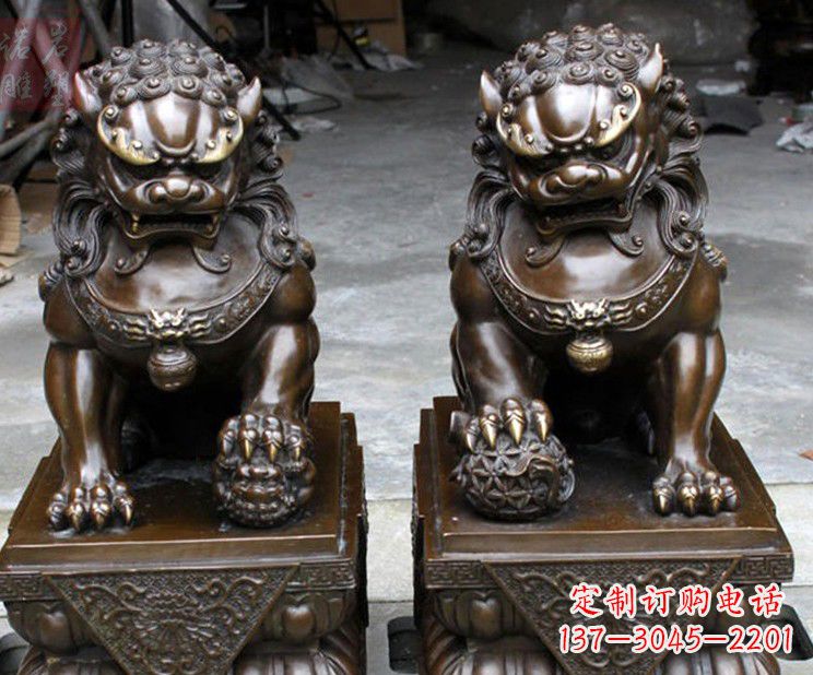 聊城天安门铜狮子