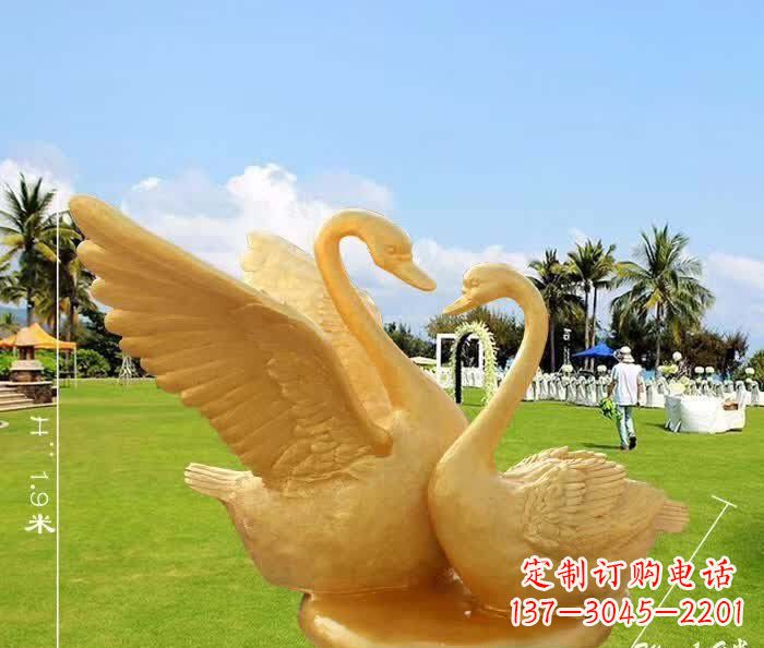 聊城天鹅铜雕