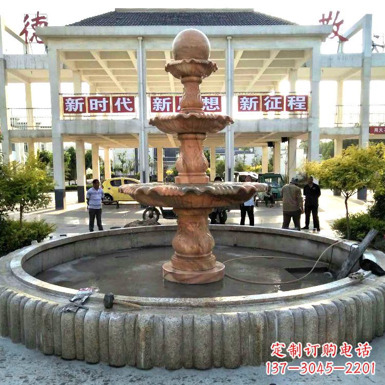 聊城天使喷泉石雕