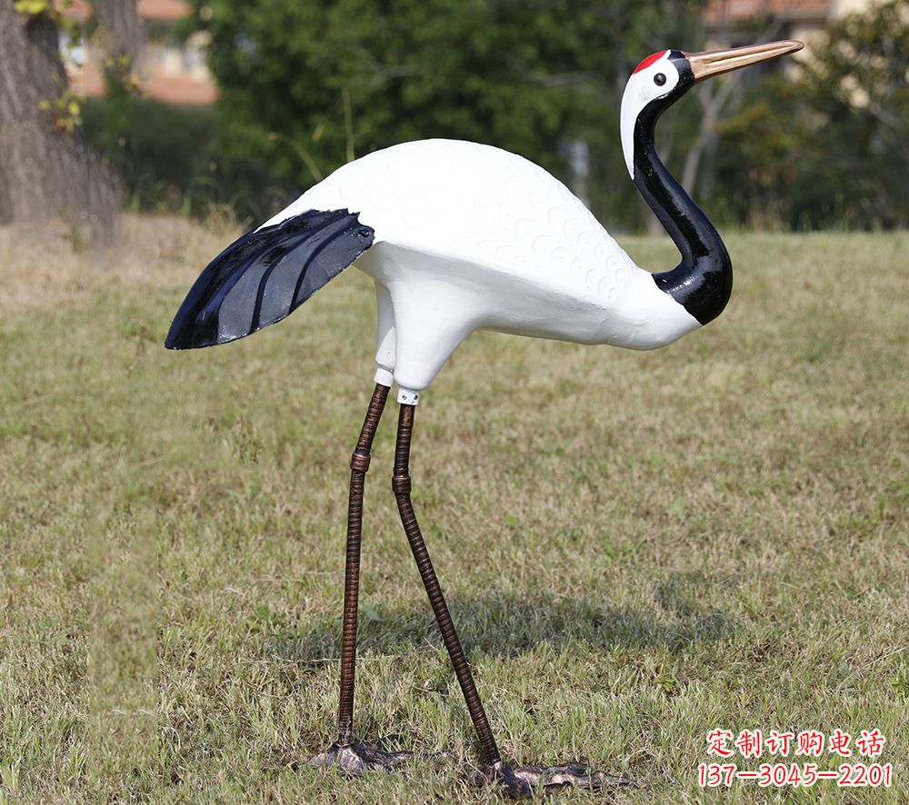 聊城庭院仙鹤雕塑