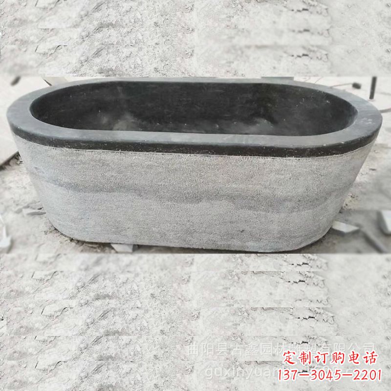 聊城庭院养鱼石雕水槽