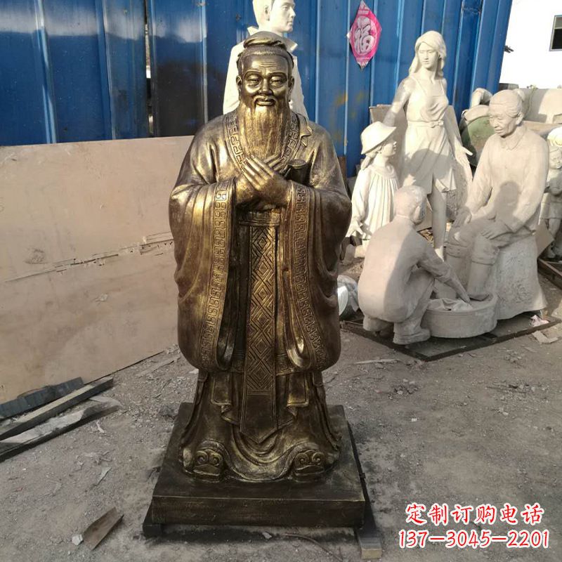 聊城同济大学孔子雕塑