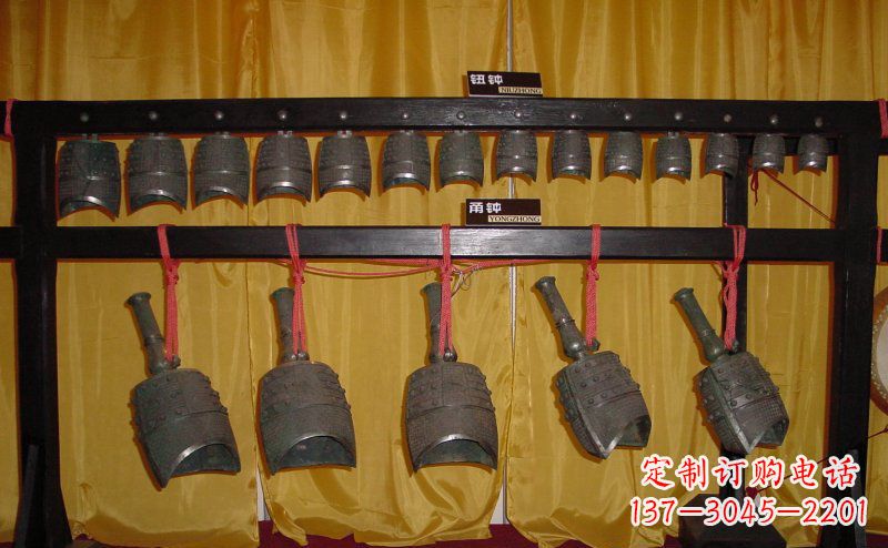 聊城铜编钟古代乐器雕塑
