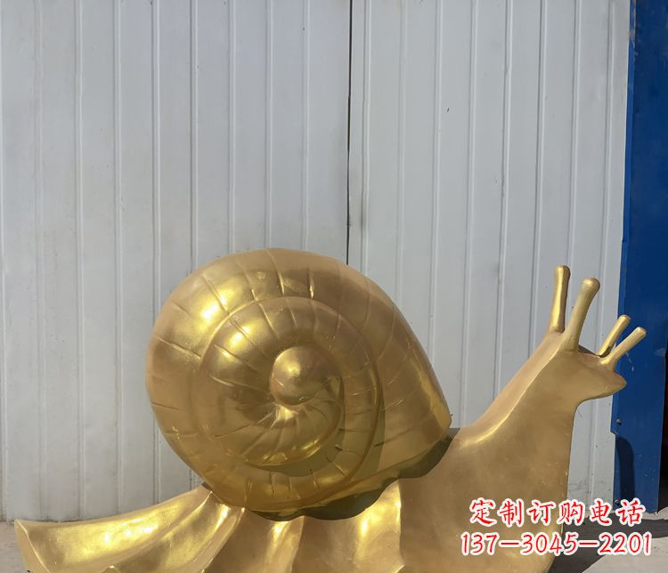 聊城铜雕创意蜗牛雕塑