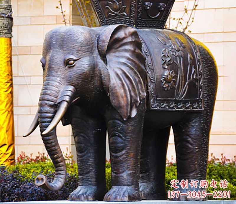 聊城铜雕大象