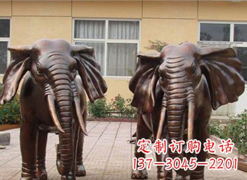 聊城铜雕大象222