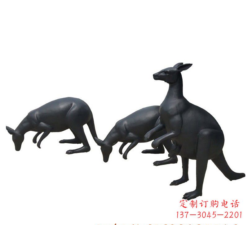 聊城铜雕袋鼠雕塑