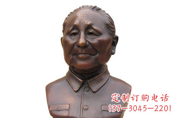 聊城铜雕邓小平头像