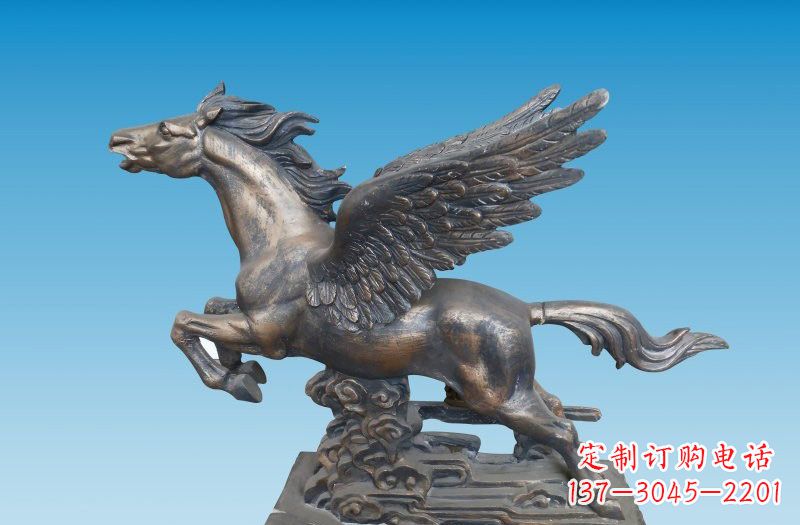 聊城铜雕飞马222