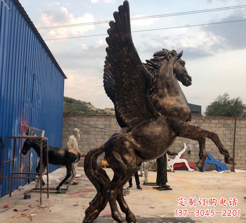 聊城铜雕飞马雕塑