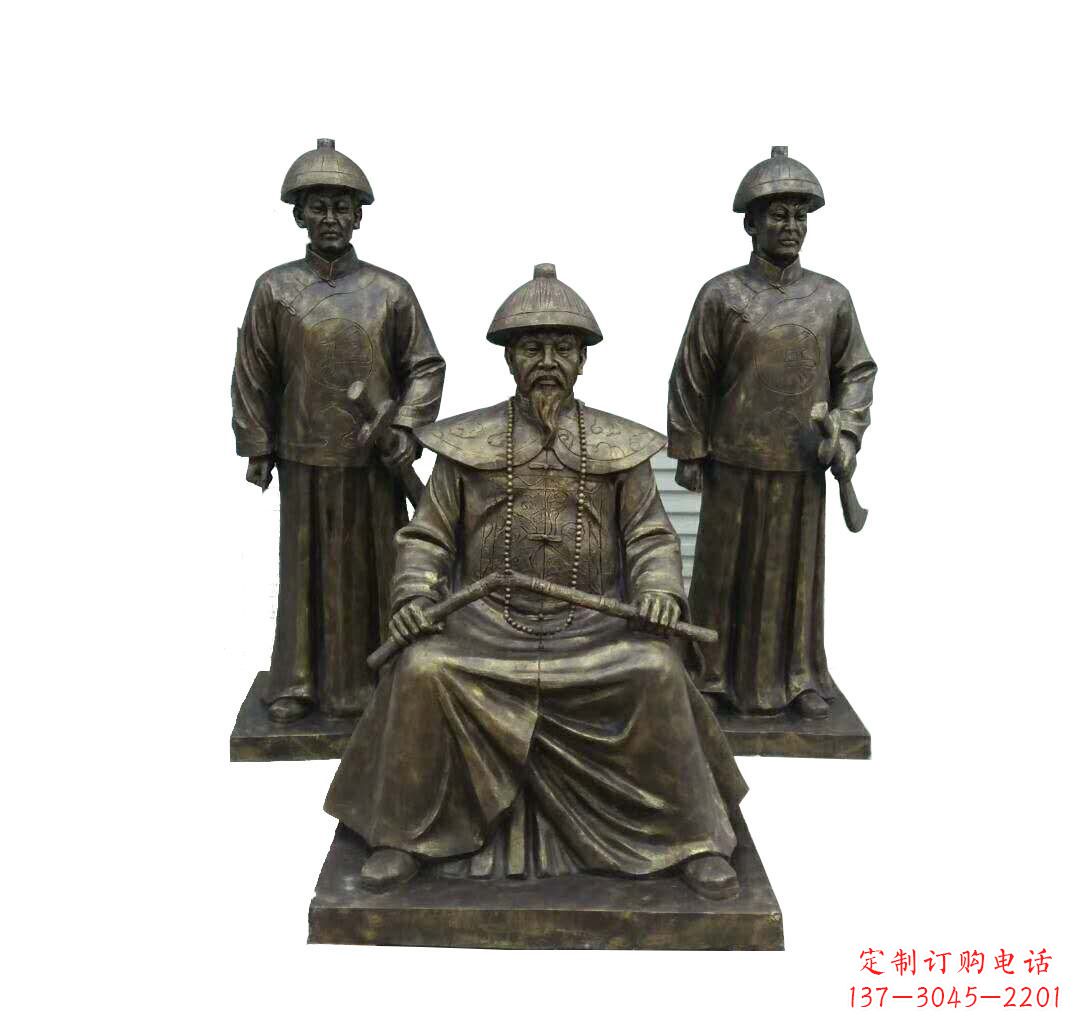 聊城铜雕古代名人林则徐