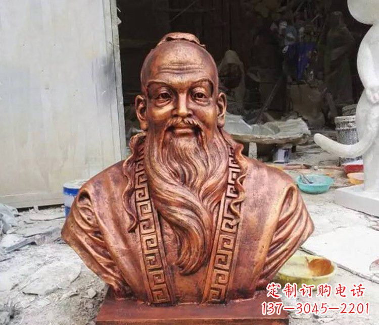 聊城铜雕古代孙思邈人物雕塑