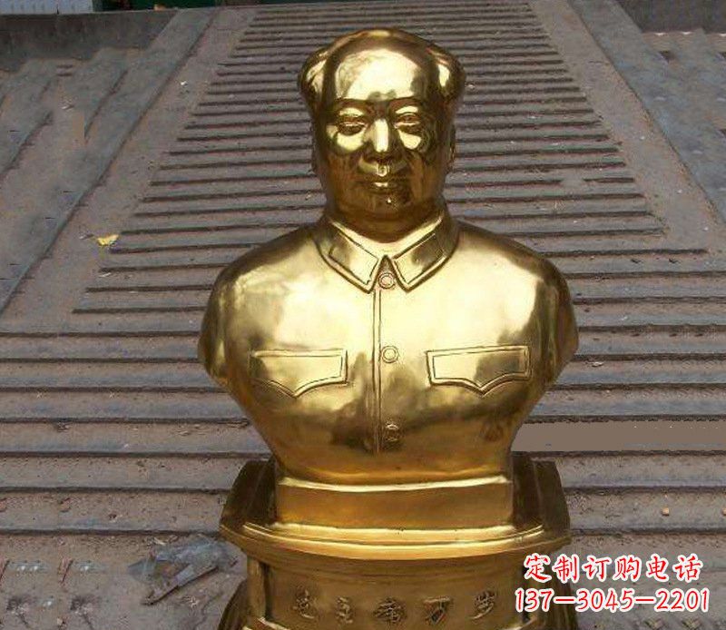 聊城铜雕广场伟人雕塑摆件