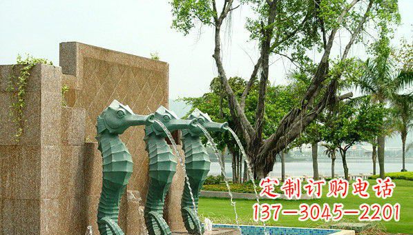 聊城铜雕海马雕塑