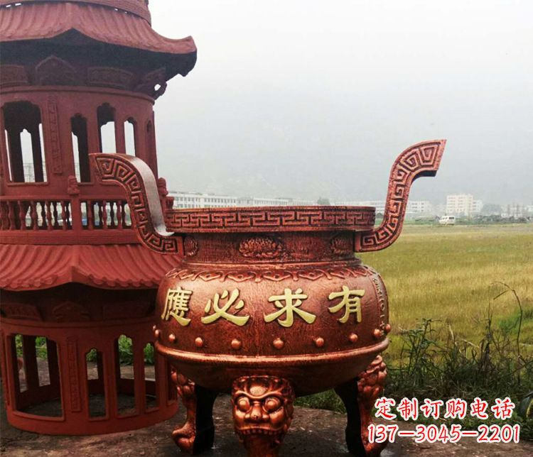 聊城铜雕景观香炉