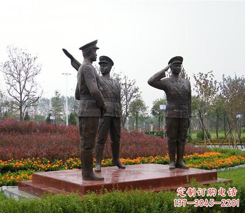 聊城铜雕警察铜雕