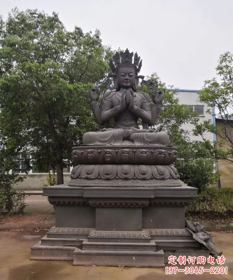 聊城铜雕密宗佛寺庙佛像雕塑