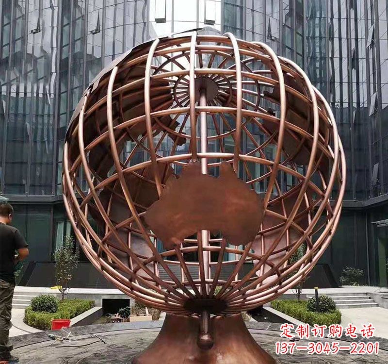 聊城铜雕企业地球仪