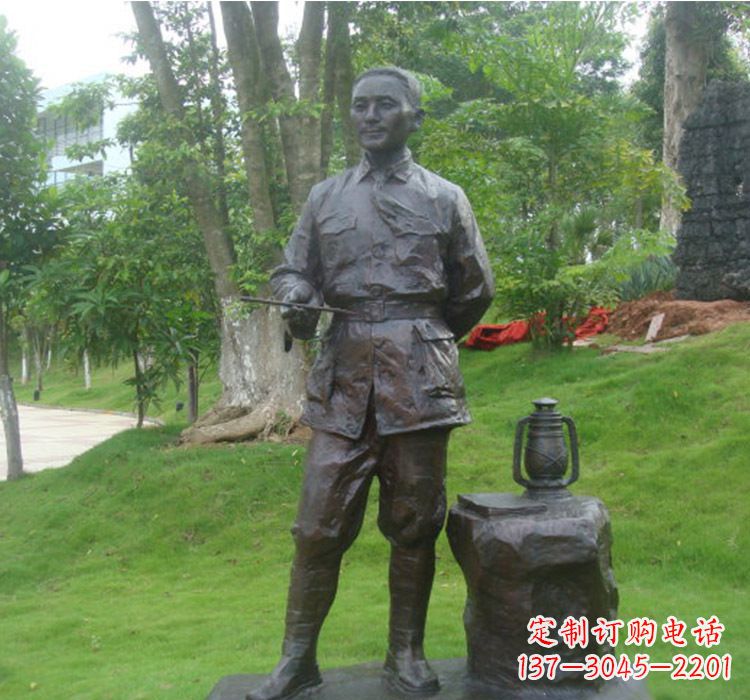 聊城铜雕青年时期邓小平