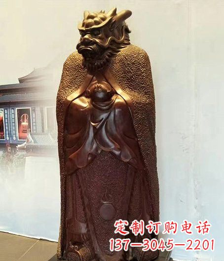 聊城铜雕兽首人身十二生肖