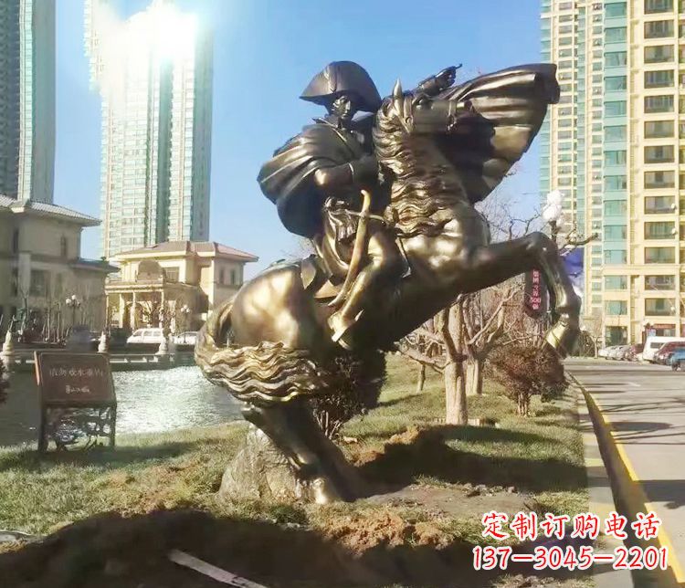聊城铜雕西方骑马雕塑人物
