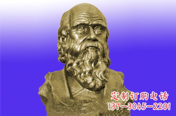 聊城托尔斯泰头像铜雕