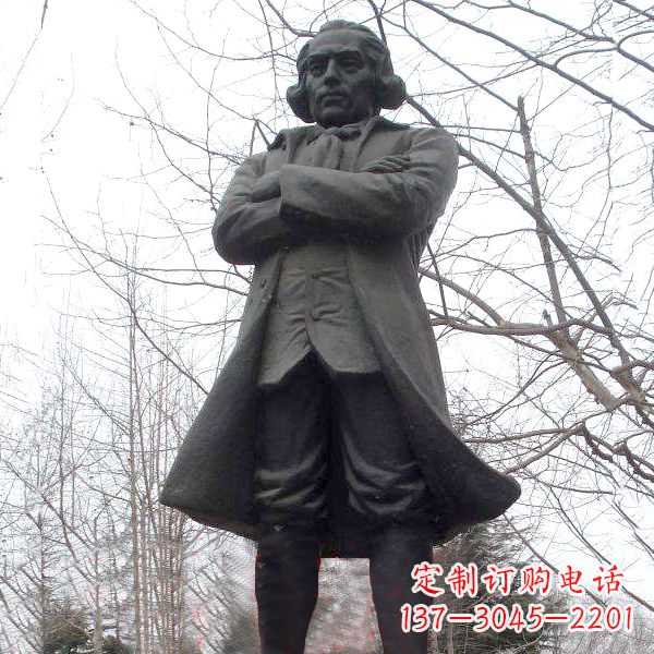 聊城瓦特公园铜雕塑像