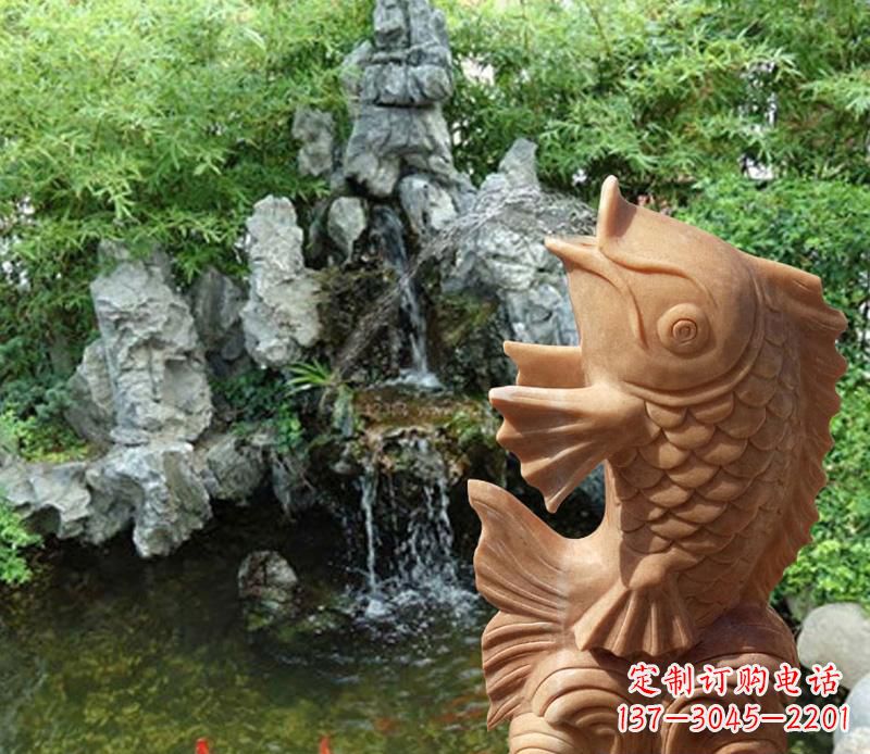 聊城晚霞红鲤鱼喷泉