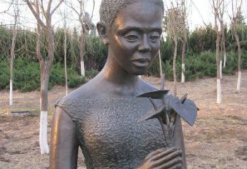 聊城浪漫艺术·女人铜雕