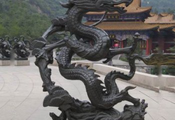 聊城超群绝伦的盘龙铜雕