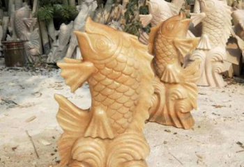 聊城中领雕塑精美鲤鱼雕塑