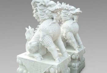 聊城释迦牟尼麒麟石雕，吸煞驱邪